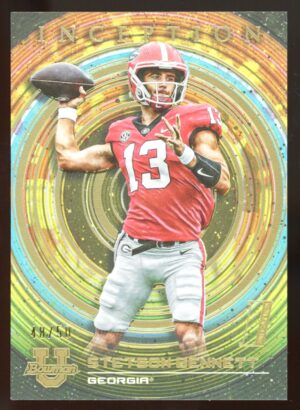 2022-23 Bowman Inception University Stetson Bennett #38 Gold Foil V1 /50