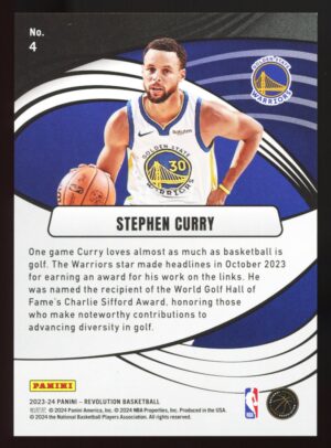 2023-24 Panini Revolution Supernova Stephen Curry #4