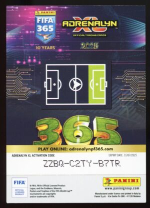 Panini Fifa 365 Adrenalyn XL 2025 Goat Excellence Mohamed Salah #EXC 6