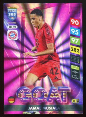 Panini Fifa 365 Adrenalyn XL 2025 Goat Excellence Jamal Musiala #EXC 12