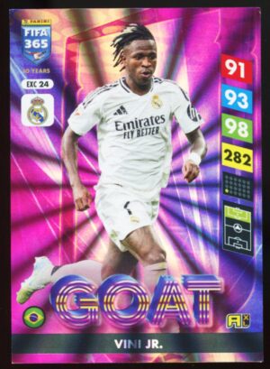 Panini Fifa 365 Adrenalyn XL 2025 Goat Excellence VINI JR. #EXC 24