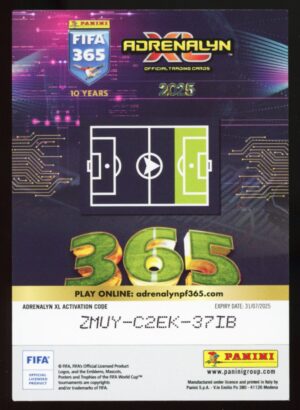 Panini Fifa 365 Adrenalyn XL 2025 Goat Excellence Harry Kane #EXC 13