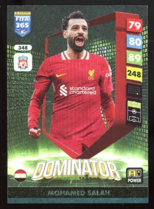 2024-25 Panini Adrenalyn XL Fifa 365 Dominator Mohamed Salah #348