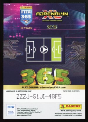 2024-25 Panini Adrenalyn XL Fifa 365 Dominator Mohamed Salah #348