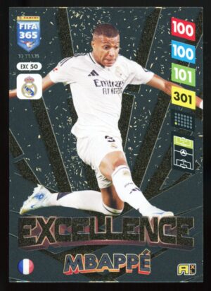 Panini Fifa 365 Adrenalyn XL 2025 Excellence Kylian Mbappé #EXC 50