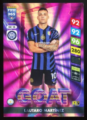 Panini Fifa 365 Adrenalyn XL 2025 Goat Excellence Lautaro Martínez #EXC 15