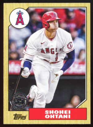 2022 Topps Update #87TBU-5 Shohei Ohtani 1987 Topps Baseball 35th Anniversary