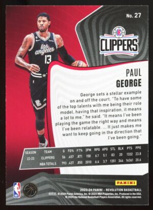 2023-24 Panini Revolution Paul George #27