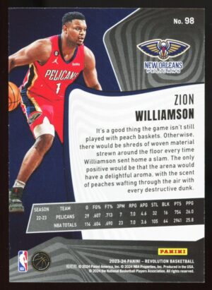 2023-24 Panini Revolution Zion Williamson #98