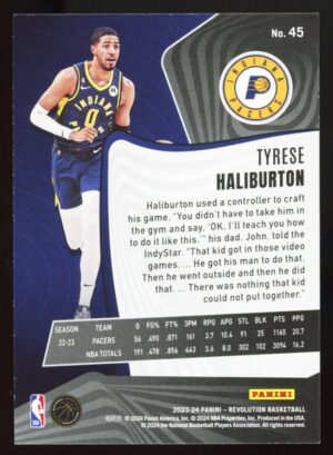 2023-24 Panini Revolution Tyrese Haliburton #45