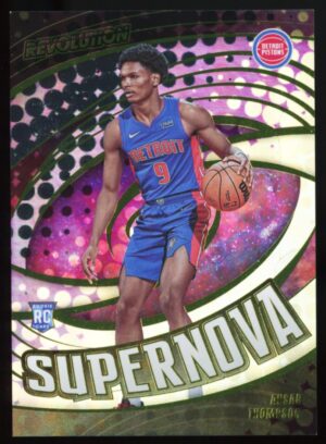 2023-24 Panini Revolution Ausar Thompson Rookie Supernova #8 Pistons