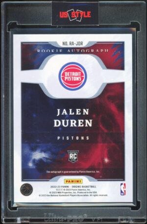 2022-23 Panini Origins – Rookie On Card Autographs Jalen Duren #RA-JDR