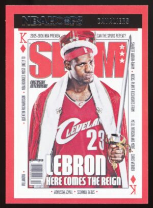 2021-22 Panini NBA Hoops LeBron James SLAM #93