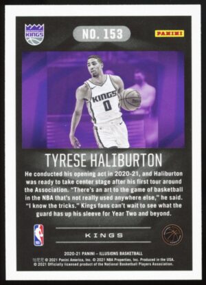 2020-21 Panini Illusions - Tyrese Haliburton Emerald #153 Rookie (RC)