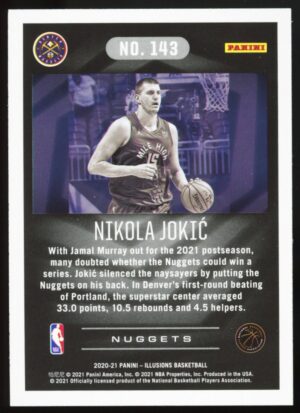 2020-21 Panini Illusions – Nikola Jokić Emerald #143 Rookie (RC)