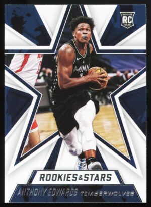 2020-21 Panini Chronicles Rookies & Stars Anthony Edwards #657 Rookie