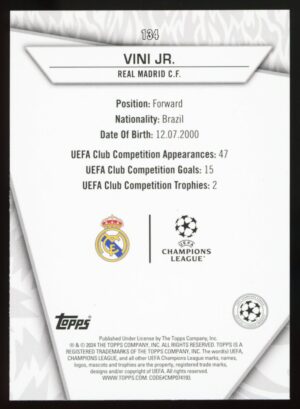 2023-24 Topps Super Stars UCL VINI JR. #134