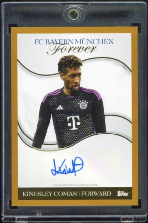 2023-24 Topps Bayern München Forever Kingsley Coman #MA-KC Gold /50 Auto