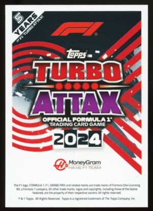 2024 Topps Turbo Attax F1 Kevin Magnussen #327 Gladiator Viking