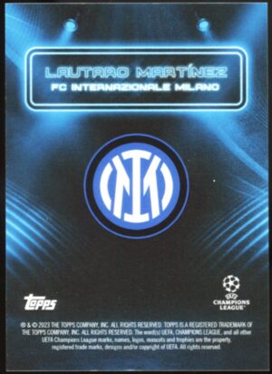 Topps Showtime 2022/23 Club Competitions UCC FC Inter Lautaro Martínez /49