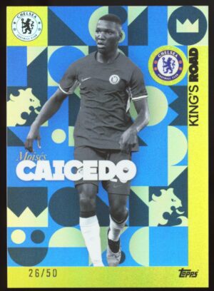 2023-24 Topps Chelsea Team Set Moisés Caicedo #34 King´s Road