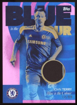 2023-24 Topps Chelsea FC Team Set John Terry #BR-JT Blue is the Colour Match-Worn Pink /99