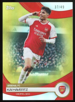 2023-24 Topps Arsenal Team Set - Kai Havertz #17 -Gold Refactor /49