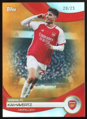 2024 Topps Arsenal team set Kai Havertz #17 Orange /25